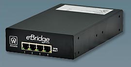 Altronix EBRIDGE4PCRM EoC 4 Port Receiver, 25Mbps Per Port, Requires Compatible Transceiver