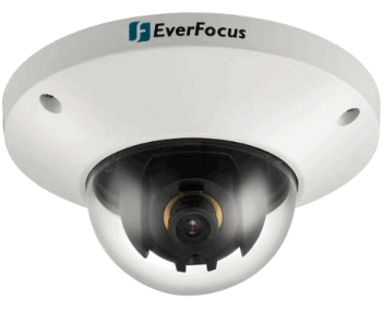 EverFocus EDN228-3 2 Megapixel Mini Dome WDR Network Camera, 3.6 mm Lens