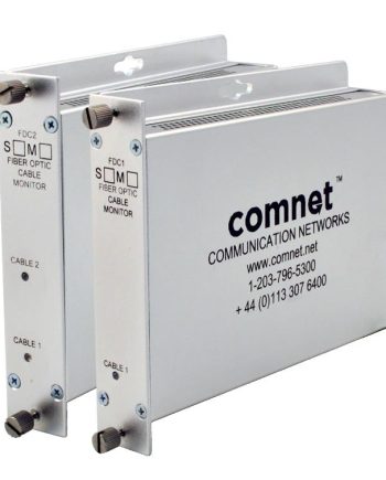 Comnet FDC1M One Channel Fiber Optic Cable Break Monitor, mm, 1 Fiber