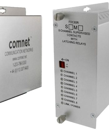 Comnet FDC80NLRM1 8-Channel Supervised Contact Closure Receiver (Non-Latching)