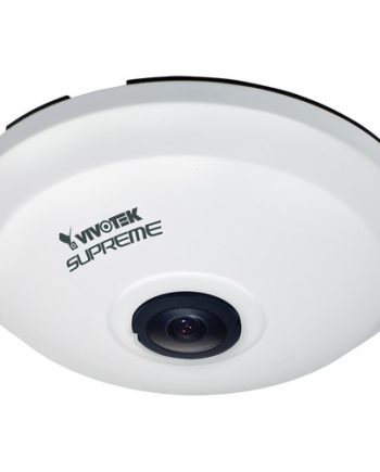 Vivotek FE8172 5 Megapixel 360 Degree Surround View Fisheye Fixed Dome Network Camera, 1.05mm Fisheye Lens