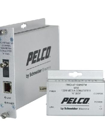 Pelco FMCI-AF1MM1ST 1 Channel Multi-Mode Fiber Media Converter-A, ST Connector