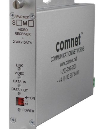 Comnet FVR1031M1 Digitally Encoded Video Receiver/ Data Transceiver, MM