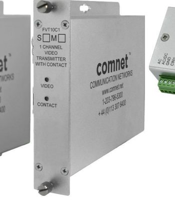 Comnet FVR10C1S1 1-Channel ComFit Video/Contact Receiver