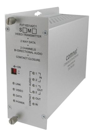 Comnet FVR10D1A2C1M1 Video Receiver/Data Transceiver, Audio Receiver
