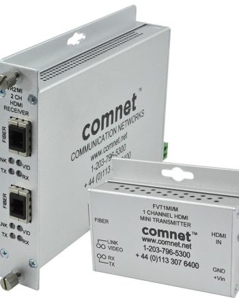 Comnet FVR1MI/M HDMI Multi-Mode Fiber Optic Receiver, Small-Size