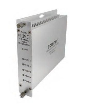 Comnet FVR401M1 4-Channel Digitally Encoded Video Receiver, mm, 1 Fiber