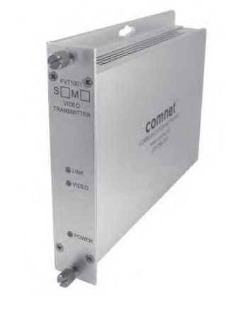 Comnet FVT1001M1 Digitally Encoded Video Transmitter, 10 Bit, mm, 1 Fiber