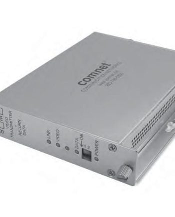 Comnet FVT1021M1 Digitally Encoded Video Transmitter/Data Receiver, 10-Bit, mm, 1 Fiber