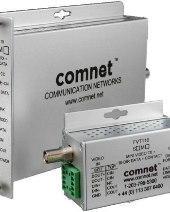 Comnet FVT110M1M Small Size Digitally Encoded Video Transmitter/Data Transceiver, Sensornet, MM