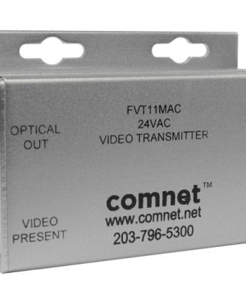 Comnet FVT11MAC Mini Video Transmitter, 24VAC Input, mm, 1 Fiber