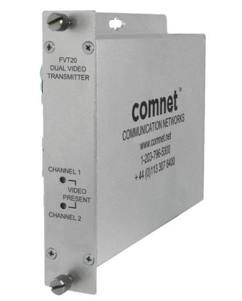 Comnet FVT20 Dual Video Transmitter, mm, 2 Fiber