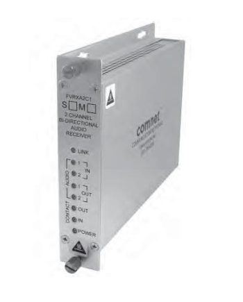 Comnet FVTXA2C1M 2-Channel Bi-directional Digitally Encoded Audio Transmitter, MM