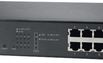 GE Security Interlogix GE-DS-82 8-Port Fast Ethernet Layer 2+ Managed Switch