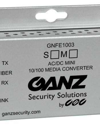 Ganz GNFE1003MAC2-M 100Mbps Mini Media Converter, SC Connector, SM, 2 Fiber