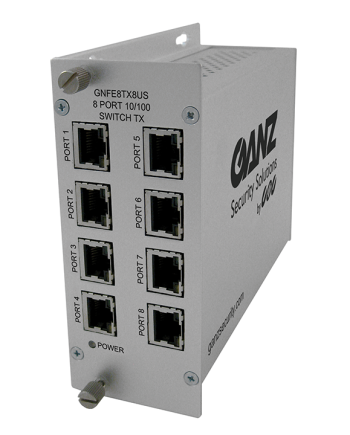 Ganz GNFE8TX8US 8 Port 10/100 Mbps Unmanaged Ethernet Switches