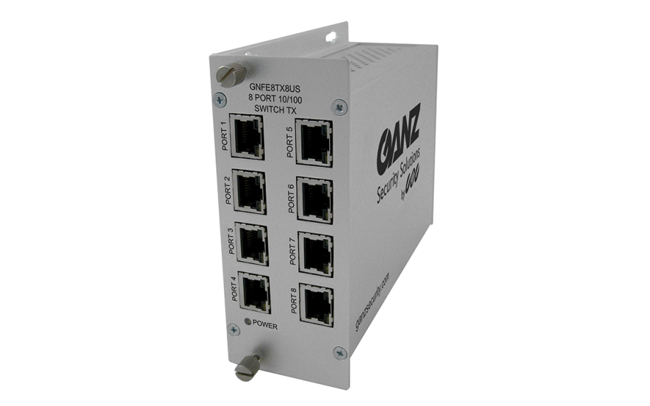 Ganz GNFE8TX8US 8 Port 10/100 Mbps Unmanaged Ethernet Switches
