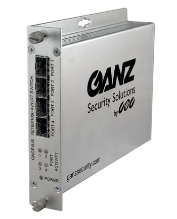 Ganz GNGE4US 4 Port 10/100/1000 Mbps Unmanaged Ethernet Switches