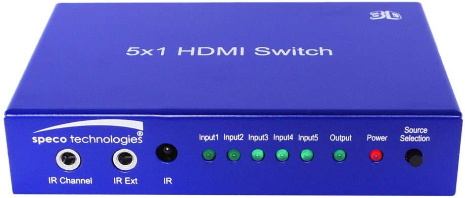 Speco HD5SWT 5 to 1 HDMI Switch