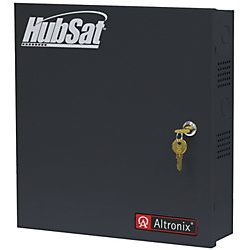 Altronix HUBSAT8DI 8 Channel Passive UTP Transceiver Hub with Integral Camera Power, Video Up To 750 ft
