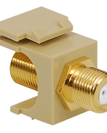 ICC IC107B5GIV Module, F-Type, Gold Plated, Ivory