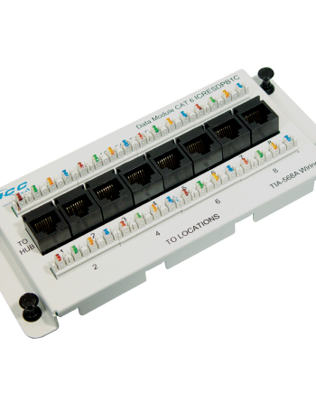 ICC ICRESDPB1C Premier Resi Module, Cat 6 Data 8-Port