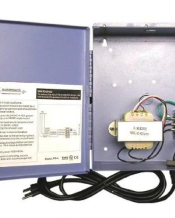 MG Electronics IPS-4 Indoor Single Output Dual Voltage CCTV Power Supply 24VAC/28VAC