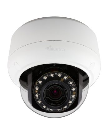 American Dynamics IPS03D2ISWIT Illustra Pro 3MP IR Mini Dome, 3-9mm, Indoor, Vandal, Smoked, White