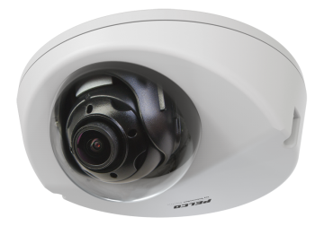 Pelco IWP121-1ES 1 Megapixel Sarix Pro Outdoor Wedge IP Dome Camera, 2.8mm Lens