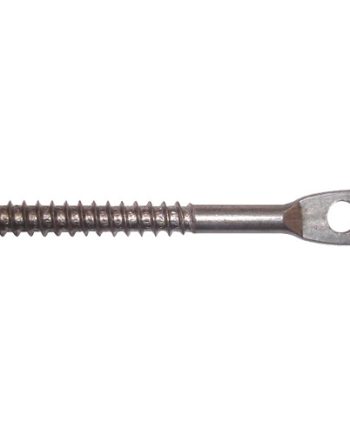 Platinum Tools JH940-100 1/4″ Eye Lag Screw & 0.3″ Overall Length (Wood Applications), 100 Box