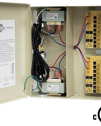 KT&C KS-DCR16-12-2UL 16 Channel Master Power Supply 12VDC Regulated, 16 AMP, PTC