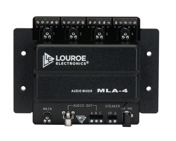Louroe Electronics LE-217 4 Microphone Audio Mixer