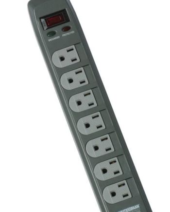 Minuteman MMS370 7-Outlet Surge Suppressor with “Child Safety” Covers