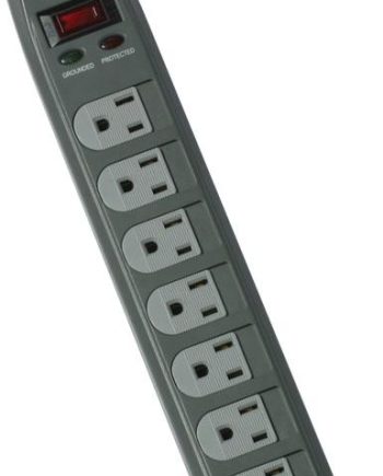 Minuteman MMS370T 7-Outlet Surge Suppressor with “Child Safety”