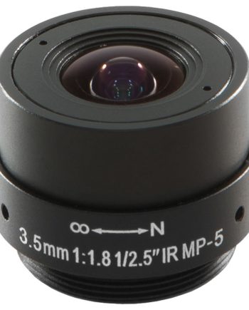 Arecont Vision MPL3-5 3.5mm, 1/2.5-inch, F1.8, Fixed Iris Lens
