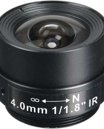 Arecont Vision MPL4-0 4mm, 1/2-inch, F1.8, CS-Mount, Fixed Iris Lens