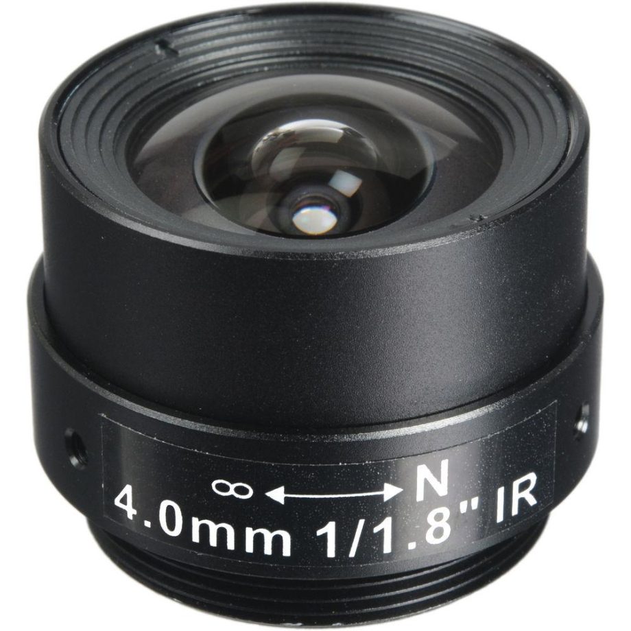 Arecont Vision MPL4-0 4mm, 1/2-inch, F1.8, CS-Mount, Fixed Iris Lens