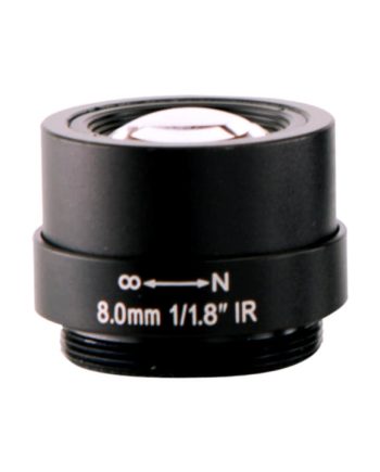 Arecont Vision MPL8-0 8mm, 1/2-inch, F1.8, CS-Mount, Fixed Iris Lens