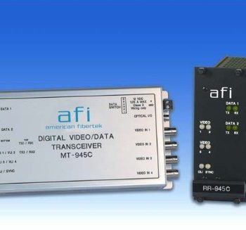 American Fibertek MR-945C 4-Ch 10-Bit Digital Video / 2-Ch Multi-Protocol Data