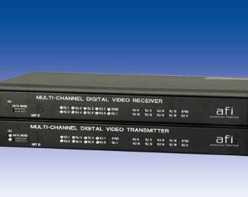 American Fibertek MRT-91600C-SL 16-Channel 10-Bit Digital Video Transmitter, Single Mode