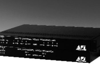 American Fibertek MRX-8810C-SL Eight Video Sensornet Data 1RU Video System 1310 / 1550nm Single Mode 1 Fiber