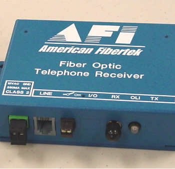 American Fibertek MT-86-2F8 2 Fiber Phone Line Interface, 850nm, 12dB