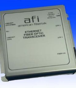 American Fibertek MTX-46-FX-ST-POE+ 1 Fiber 10/100 Ethernet, 2-Ch / 30W, MM