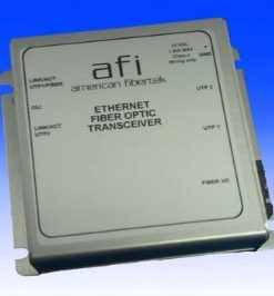 American Fibertek MTX-46-FX-ST-POE-HP 1 Fiber 10/100 Ethernet, 1-Ch / 60W, MM