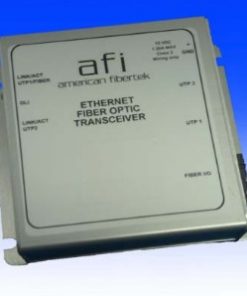American Fibertek MTX-48-LX-SL-ST-POE+ 1 Fiber 10/100/1000 Ethernet, 2-Ch / 30W, SM