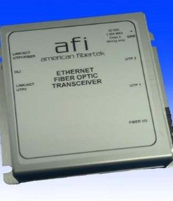 American Fibertek MTX-48-LX-ST-POE+ 1 Fiber 10/100/1000 Ethernet, 2-Ch / 30W, MM