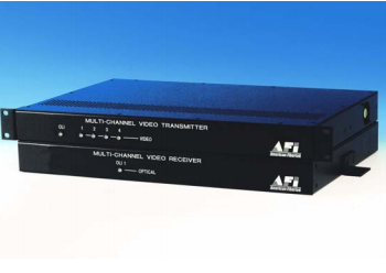 American Fibertek MTX-8406C-P-SL 4 Channel Video / Panasonic ‘Up-The-Coax’ PTZ Control