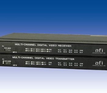 American Fibertek MTX-985C Eight Channel Digital Video Data Transmitter / Data Receiver, Multi-Mode