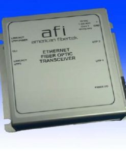 American Fibertek MX-46-FX-SL-ST-POE 2 Fiber 10/100 Ethernet, 2-Ch / 15W, SM