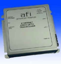 American Fibertek MX-46-FX-SL-ST-POE-HP 2 Fiber 10/100 Ethernet, 1-Ch / 60W, SM